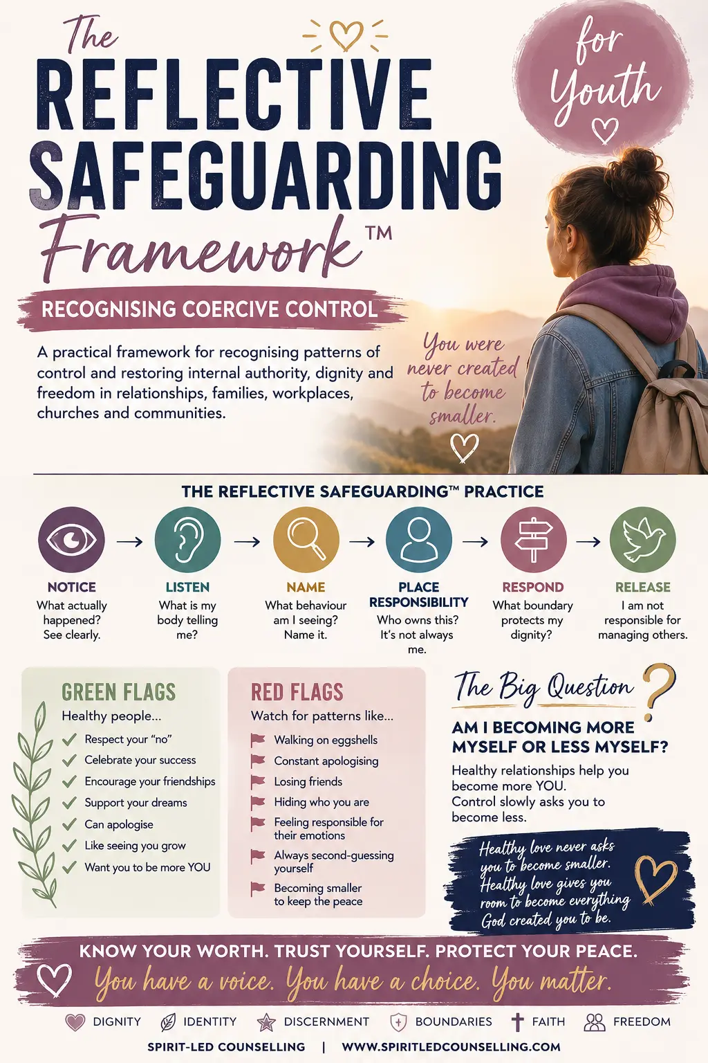 Cover of The Reflective Safeguarding Framework™ — Recognising Coercive Control